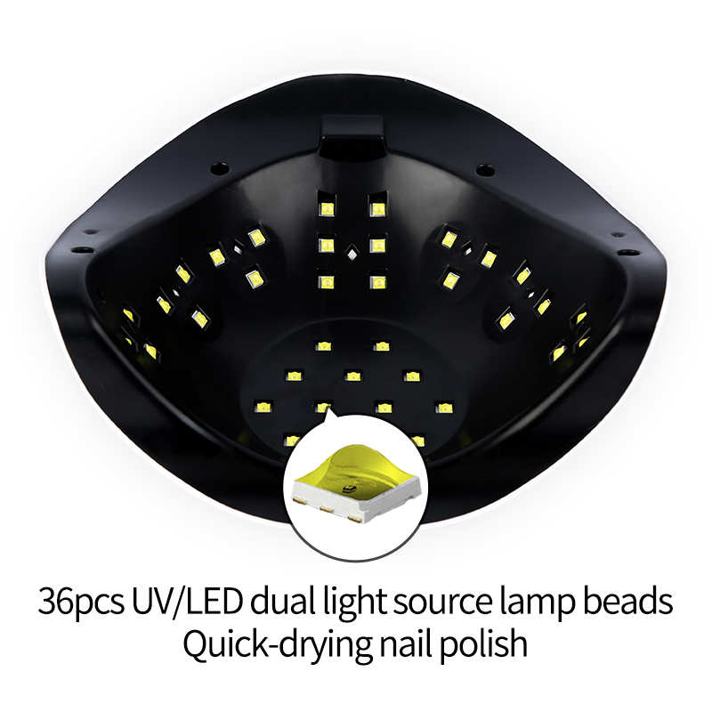 120W UV Led Lámpara de uñas más rápida Secador Gel Polaco Luz