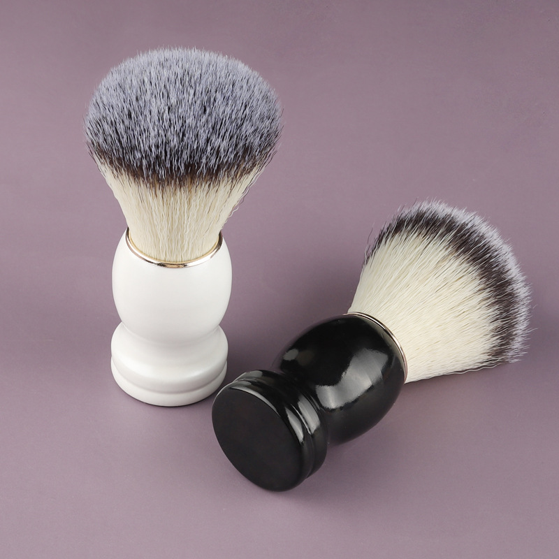 Brocha de afeitar de barba limpia facial para hombres de lujo para peluquería 