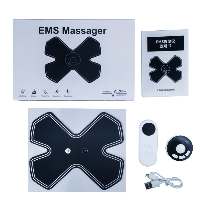 Mini masajeador portátil EMS para cuello y hombros