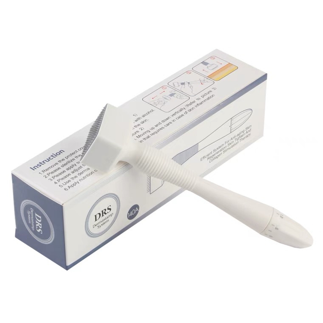 Herramienta para el cuidado de la piel, microaguja ajustable para cara, sello de pluma Derma
