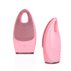Manual de carga USB Manual ultrasónico Silicona Facial Facial de lavado de limpieza profunda