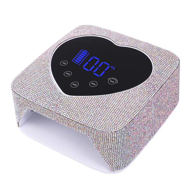 Lámpara de uñas recargable de gel UV de LED inalámbrico recargable de 72W