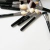 El maquillaje 15PCS equipa el sistema de cepillo del maquillaje del polvo flojo del pelo animal 