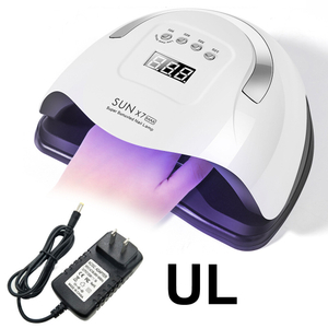 Lámpara de uñas LED UV portátil con mango de 180 W y ajuste de 4 temporizadores