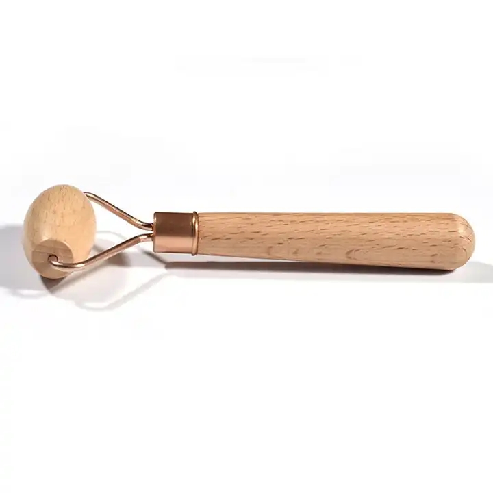 Rodillo de jade facial de madera Gua Sha Tool 