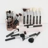 El maquillaje 15PCS equipa el sistema de cepillo del maquillaje del polvo flojo del pelo animal 