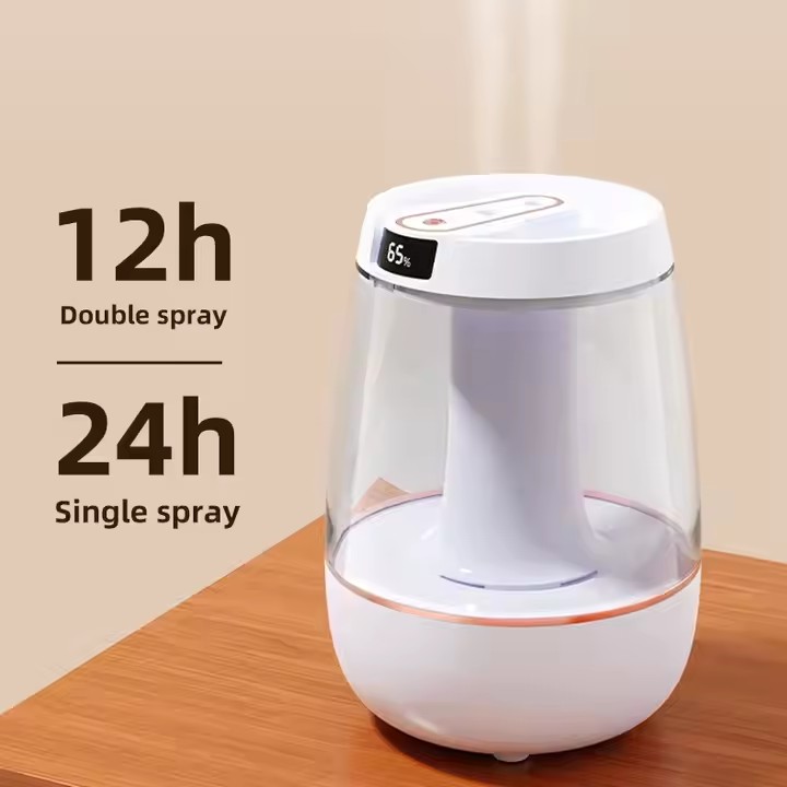 Humidificador silencioso de niebla fría de gran capacidad de 3L para dormitorio de habitación de bebé