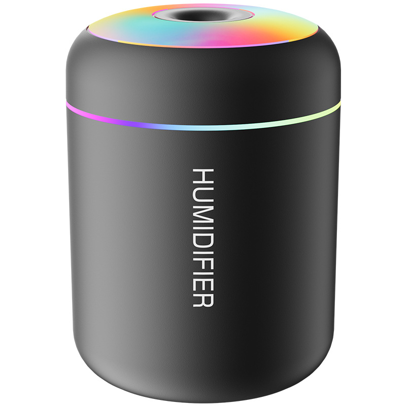 Mini humidificador USB con luz colorida para el hogar