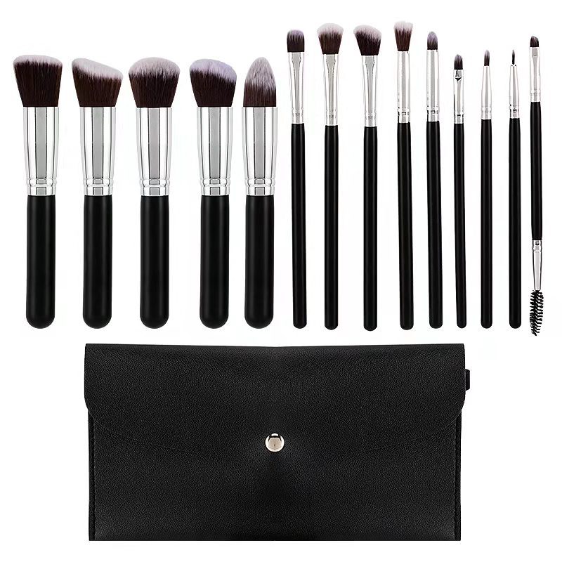 Juego de brochas de maquillaje de 14 piezas (9)