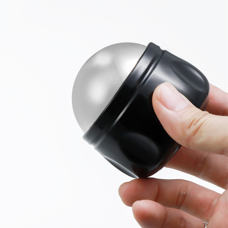 Bola de rodillo del Massager del cuerpo de la cara del hielo del acero inoxidable de la rotación 360°