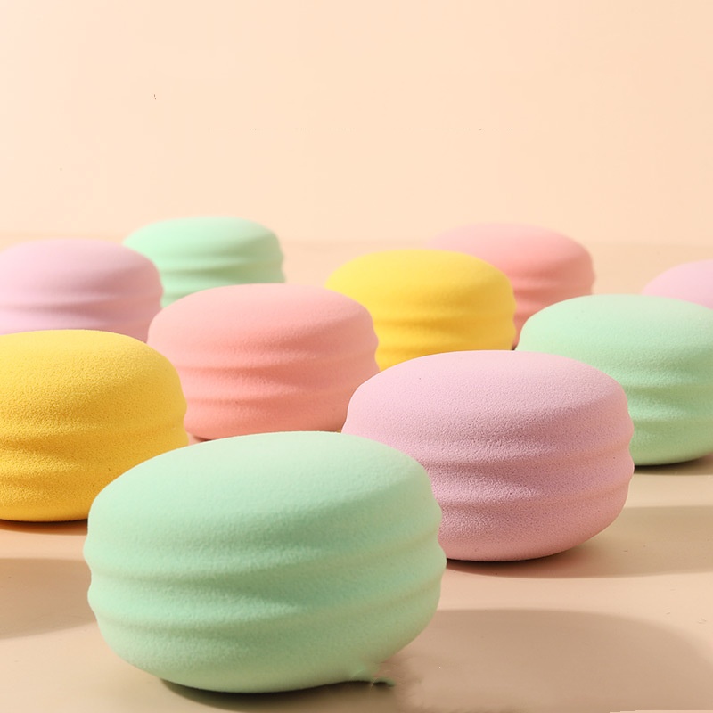 Venta al por mayor Puff en polvo Macaron Round Mini Beauty Eggs