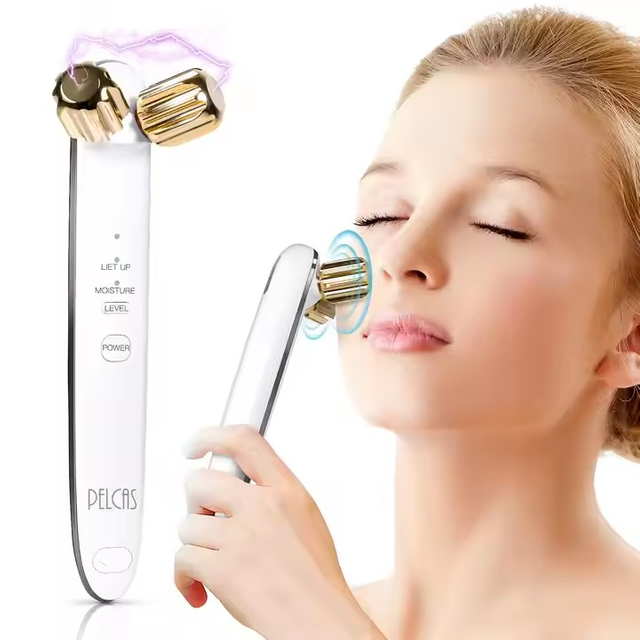 Vibración de EMS al por mayor Vibration 3D Eye Massager Roller V Shape Machine de elevación de la cara