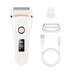 Depiladora eléctrica recargable impermeable del removedor del pelo de la afeitadora de las mujeres del USB