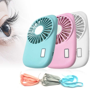 Mini secador de ventilador portátil para pestañas, maquillaje recargable de mano 