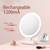 Espejo de maquillaje con aumento de doble cara 1X 10X con luz