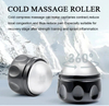 Bola de rodillo del Massager del cuerpo de la cara del hielo del acero inoxidable de la rotación 360°