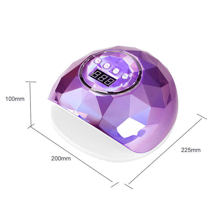 Lámpara de secado de uñas LED UV portátil de 86W con esmalte de gel inalámbrico