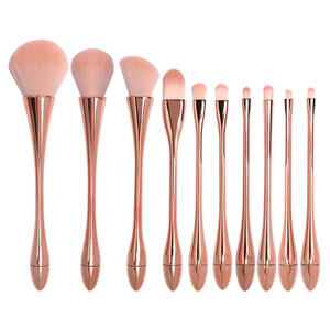 Herramientas de maquillaje para principiantes, brocha para sombra de ojos, colorete en polvo suelto y esponjoso
