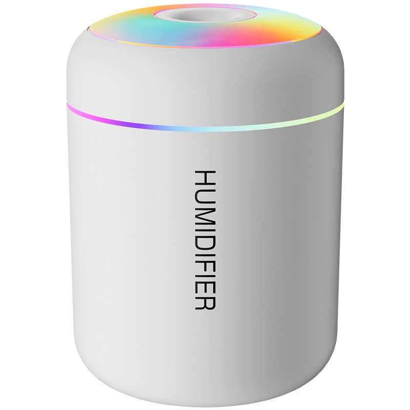 Mini humidificador USB con luz colorida para el hogar