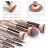 Sistema de cepillo sintético de la base del maquillaje de la herramienta del cepillo del maquillaje 18PCS