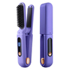  2 en 1 peine de pelo liso eléctrico inalámbrico 