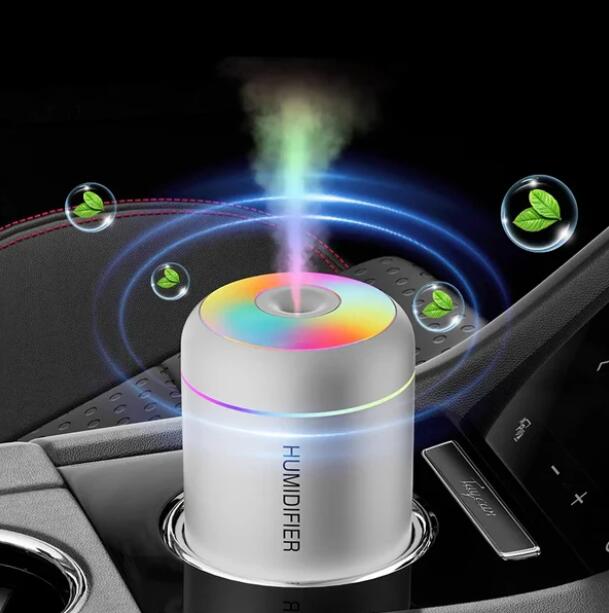 Mini humidificador USB con luz colorida para el hogar