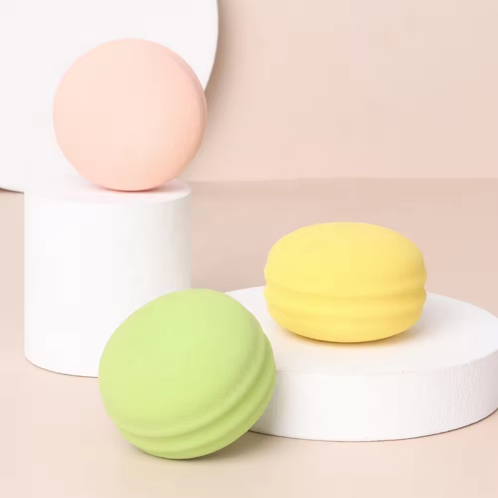 Venta al por mayor Puff en polvo Macaron Round Mini Beauty Eggs