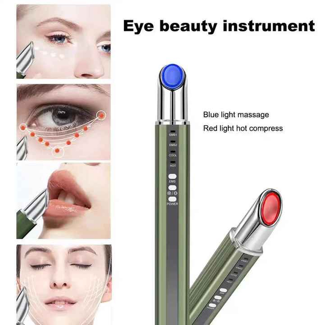 Dispositivo masajeador de ojos de belleza EMS para el hogar 6 en 1